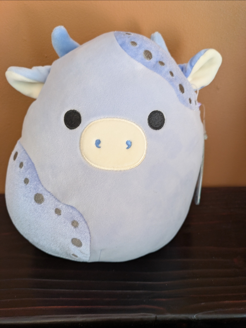 Squishmellow Marzio 8" Plush Blue Cow Squishmallow-Style Stuffed Animal
